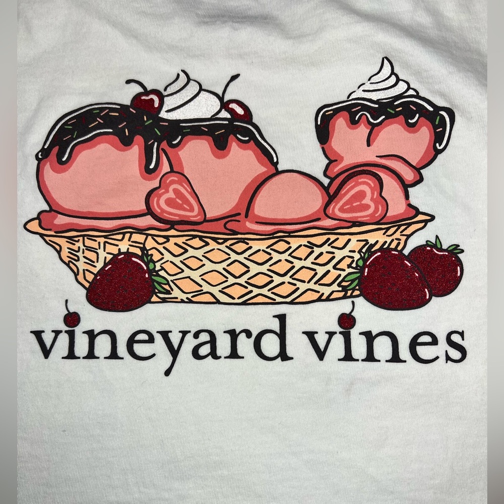 Vineyard Vines Ice Cream short sleeve tshirt Kids Small - Picture 6 of 6